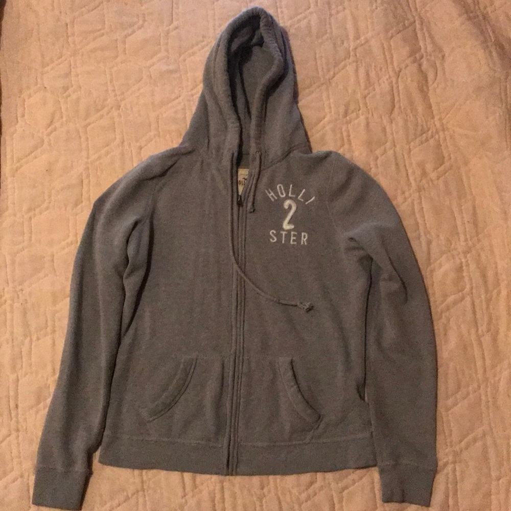 Hollister zip up hoodie